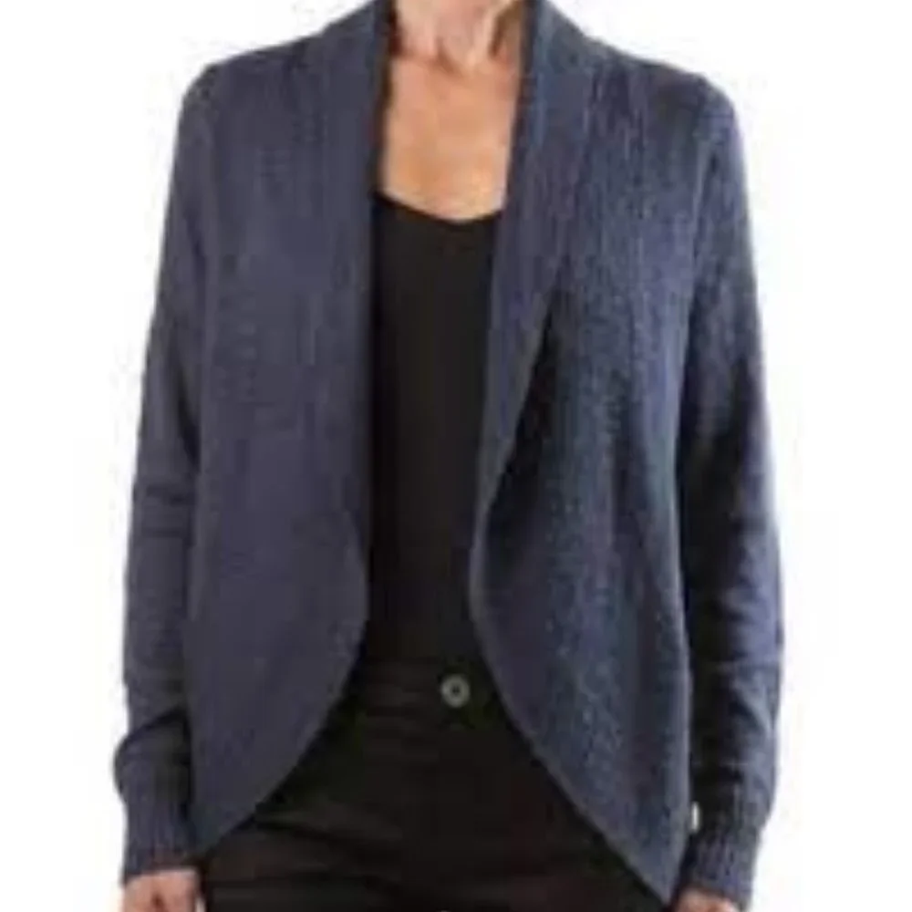 Kenneth Cole New York Womens Open Front Shawl Sweater Cardigan NWT Size L